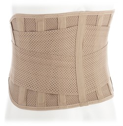 Корсет поясничный сильной фиксации ПРР - 25, высота 25 см (128-140 см) XXL Бежевый