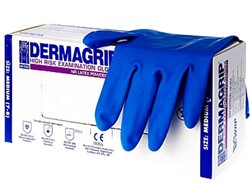 Перчатки н/с смотр. Дермагрип High Risk Powder Free (р. L)