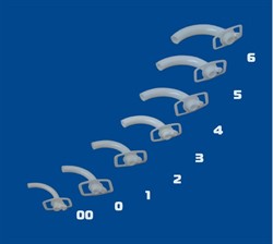 Трубка трахеостомическая многоразовая пластмассовая №3