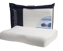 Подушка Premium 2 Plus с выемкой под плечо 58х34 валики 10/12см, OrtoSleep