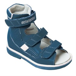 Сандалии летние ортопедические для мальчика ORTHOBOOM арт.71497-1 р.30 (синие)