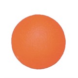Мяч для тренировки кисти 50 мм мягкий оранжевый S - фото 17843