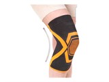 Бандаж на коленный сустав H-102, эластичный с ребрами жесткости р.XXL (51-56 см) - фото 34115